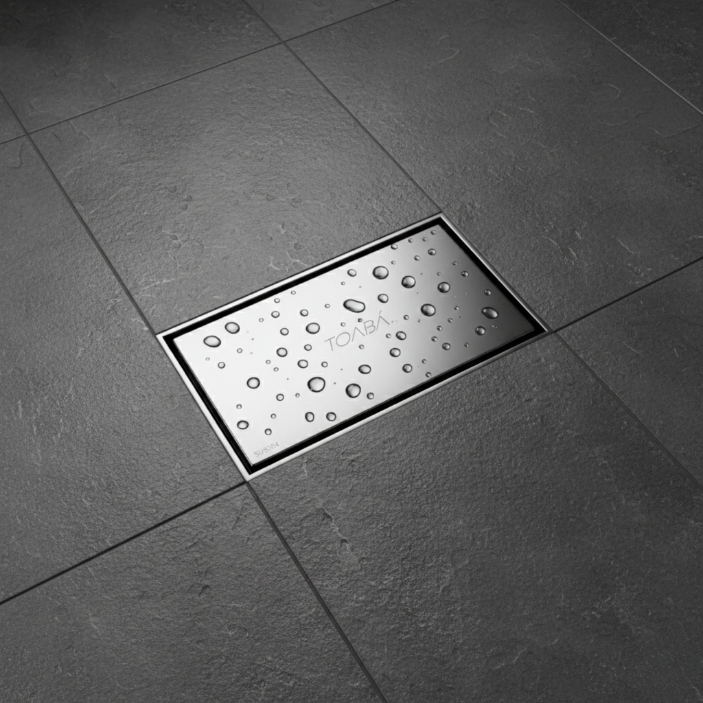 Drenaje de Piso de Aluminio Rectangular