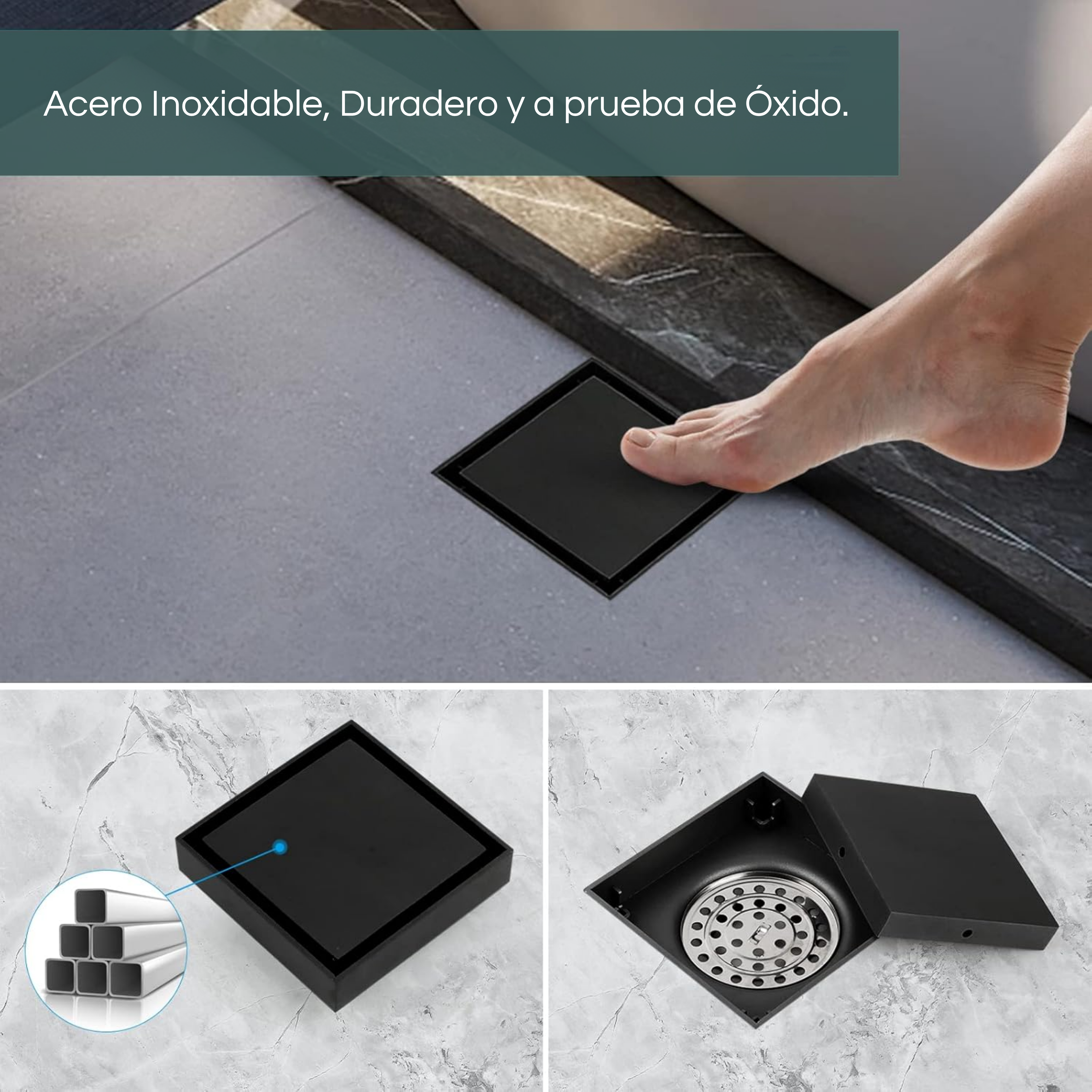 Drenaje de Piso de Aluminio